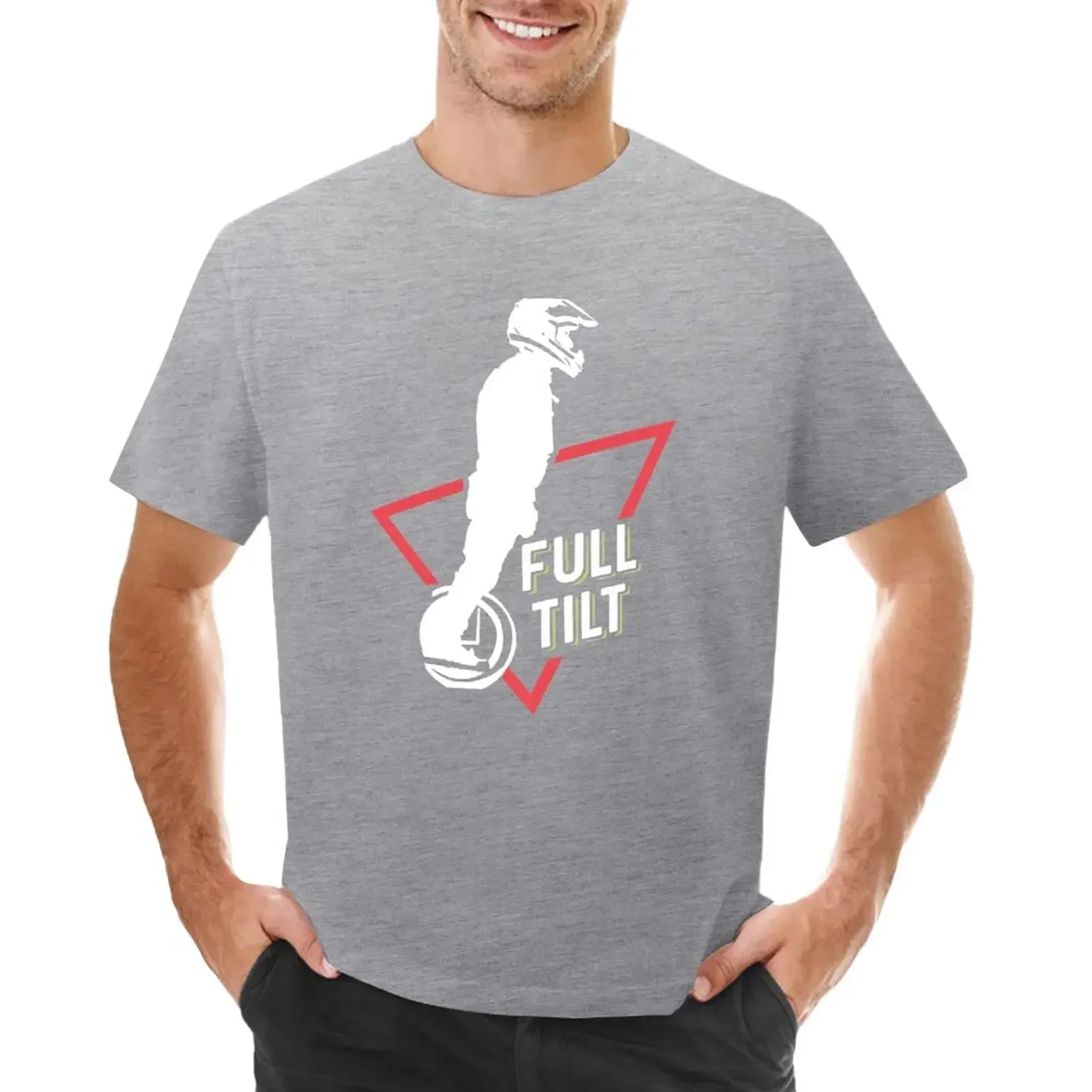 EUC-electric unicycle Full Tilt T-Shirt aesthetic clothes summer top cotton funny t shirts for men Short Sleeve Round Collar