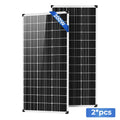 AeternaSol 400W/200W Watt 25% High-Efficiency PV Power for Home Rooftop 18B N-Type Solar Panel 12V Monocrystalline Solar Panel 18BB Cells High Efficiency Module RV Marine Boat Caravan Off Grid Monocrystalline Solar Panels Cha