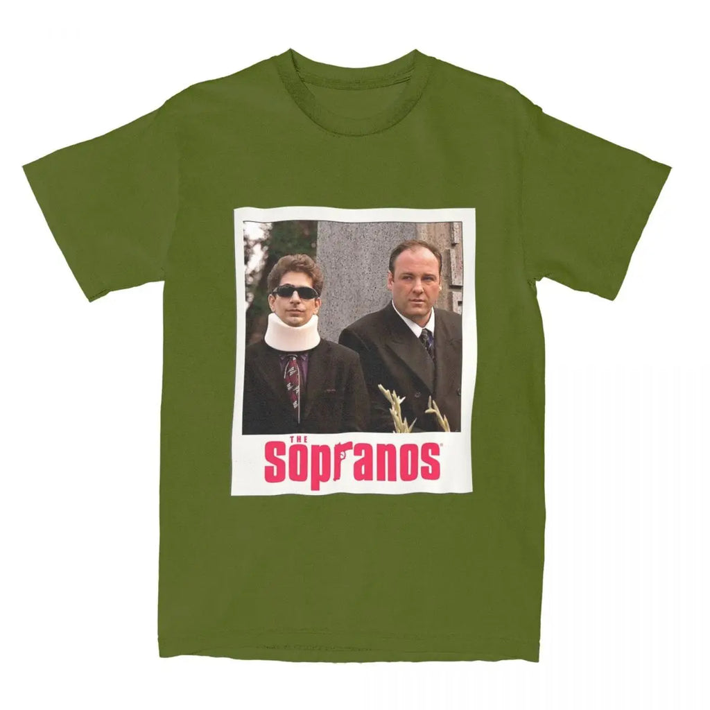 Streetwear T Shirt Tony Soprano Tv Show Pop Culture Cotton T-Shirts Fashion Tshirt for Men Summer Casual Short Sleeve Top Tees