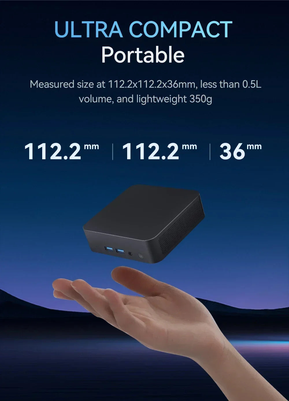 MINI PC Computer with Windows 11 Intel Core I9 10980HK 16GB/32GB RAM 1TB SSD WIFI 6 BT5.2 4K HD for Gaming Office Study