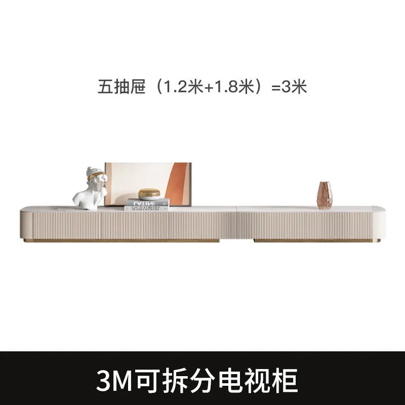 Modern Storage Tv Stand Living Room Mural Universal Media Wall Tv Stand Luxury Smart Muebles Para Salas Home Furniture