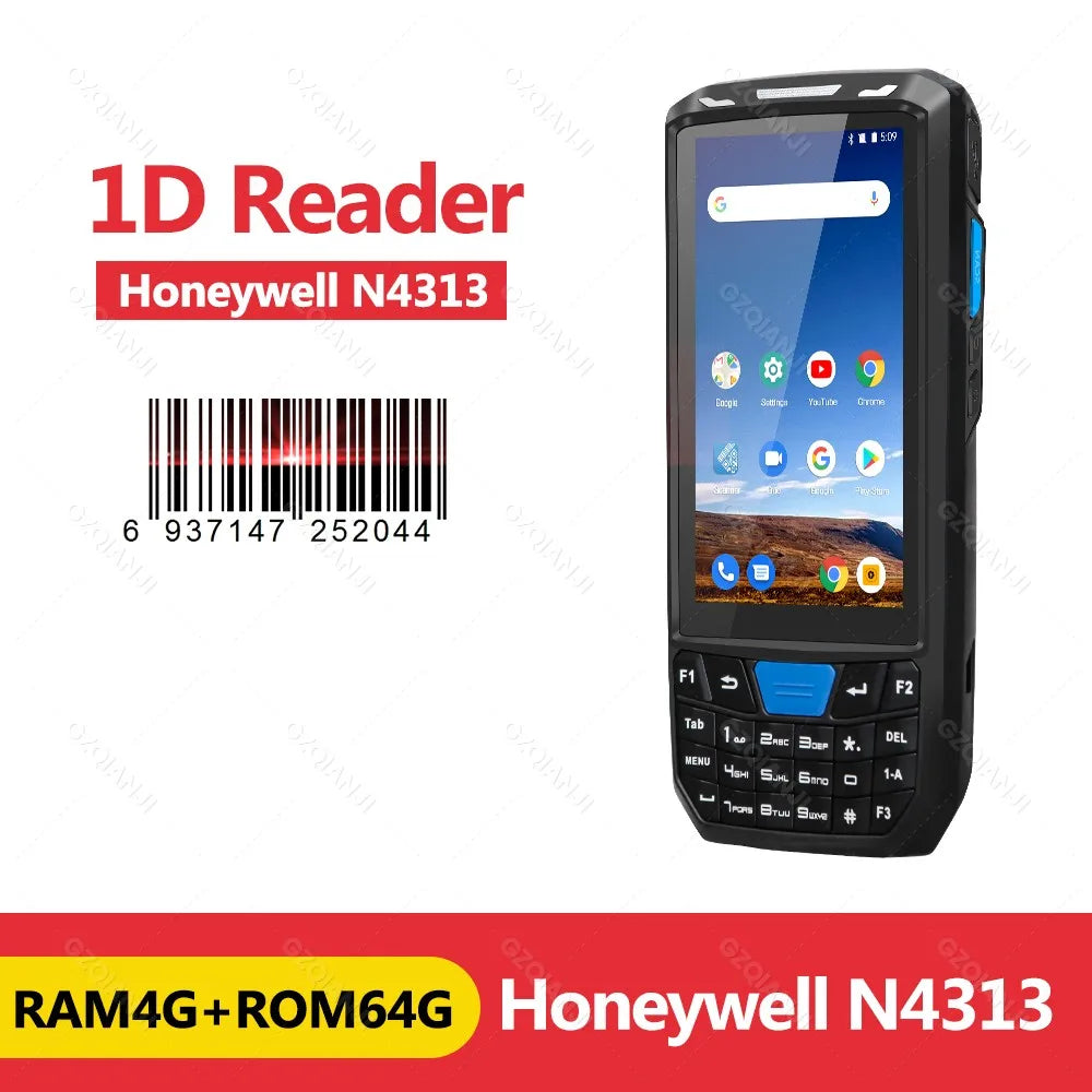 Android 13 PDA Rugged Handheld Terminal PDA Data Collector Honeywell 1D 2D QR Barcode Scanner Inventory Wireless 4G GPS POS PDA