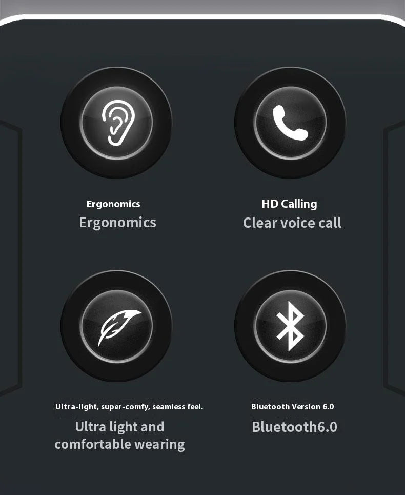 MONSTER AC530 Wireless Bluetooth Earphones Noise-Canceling Wireless Bio-Fiber Dynamic Driver Foldable Music Earphones Gift