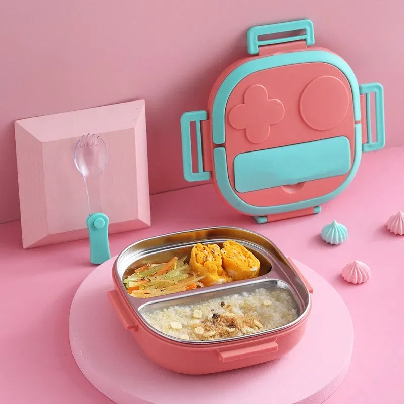Bento Box Outing Tableware 304 Portable Stainless Steel Lunch Box Baby Child Student Outdoor Camping Picnic Food Container