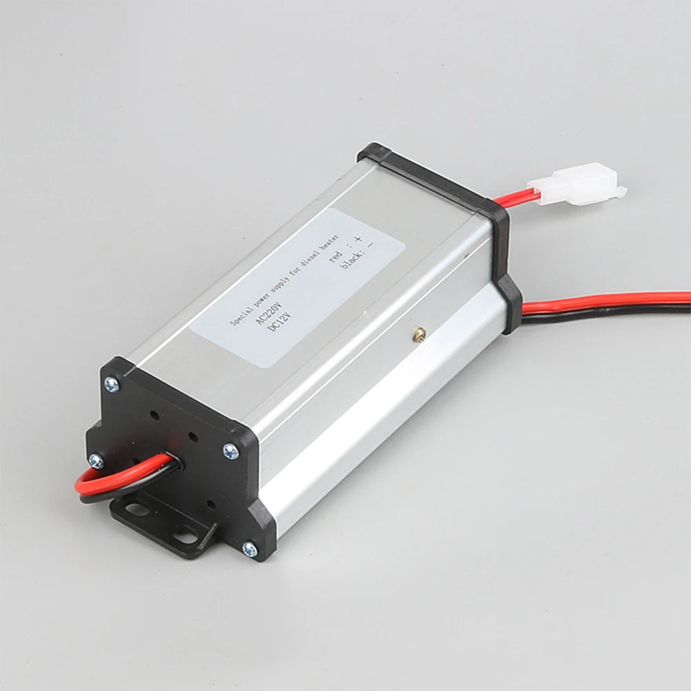 220V/230V to 12V Power Adapter for Diesel Air Heater with For 5KW 8KW Compatibility Suitable for Caravan RV Garage Use
