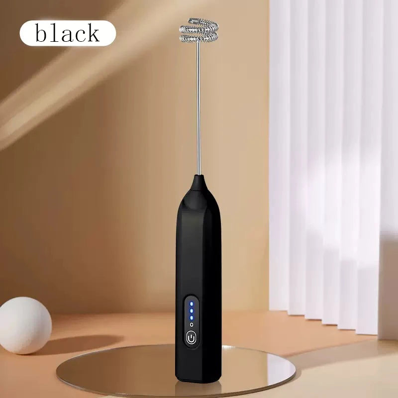 good Electric Milk Frother Handheld Egg Beater Foamer Coffee Maker Electric Blender Mixer Mini Portable Blender Kitchen Tool