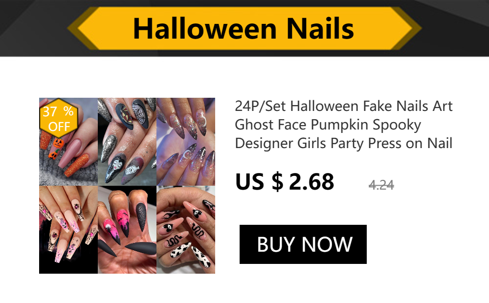 24Pcs/Set Blue Sky White Cloud Fake Nails Glue DIY Manicure Pattern Design False Nail French Stiletto Full Cover Nail Art Tools