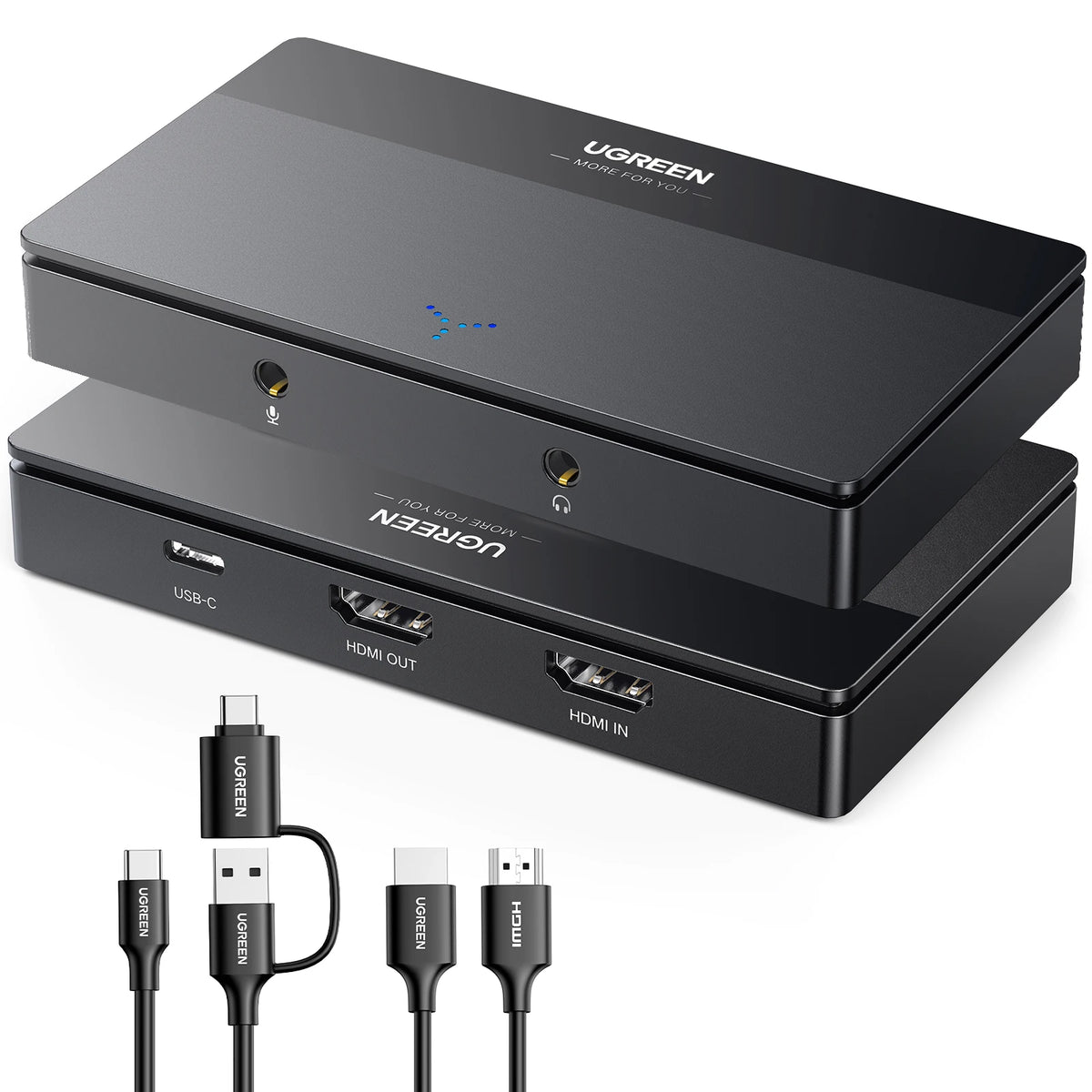 New! UGREEN Video Capture Card 4K60Hz HDMI to USB/USB-C HDMI Video Grabber Box for PC Computer Camera Live Stream Record Meeting