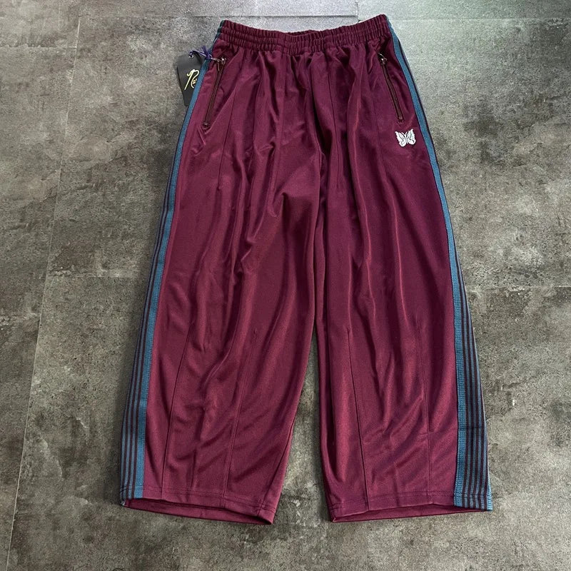 2026 Casual Loose Sports Pants  Embroidery Woven Belted Straight Leg Long Trousers for Men And Women Spring Autumn Fashion JK