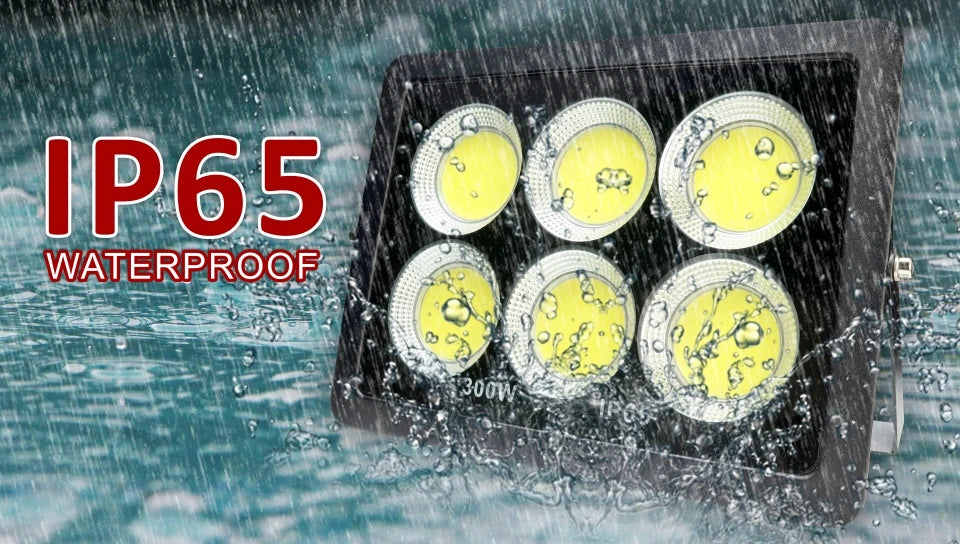 COB Flood Light 300W 200W 100W 50W Outdoor Lighting LED Floodlight 220V Spotlight IP65 Modern Waterproof Outdoor Led Garden Lamp