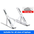 Universal Portable Laptop Stands Foldable Notebook Holder Adjustable Notebook Computer Bracket Lifting Cooling Holder Non-slip