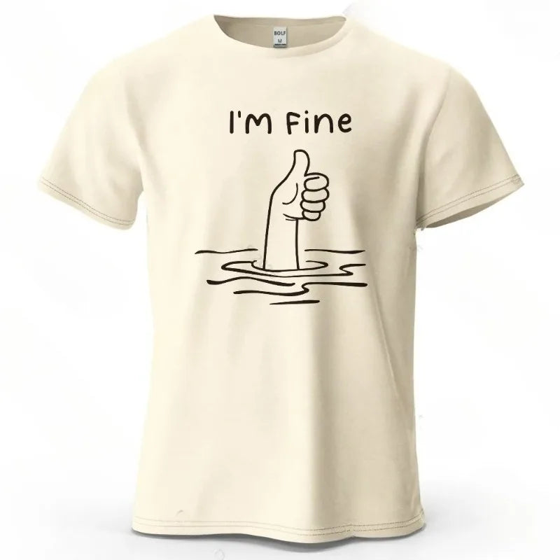 Men T-Shirt 100% Cotton Oversized Minimalist Cartoon Graphic fashion Streetwear Breathable Fabric Simple Stylish Style Tops Tees