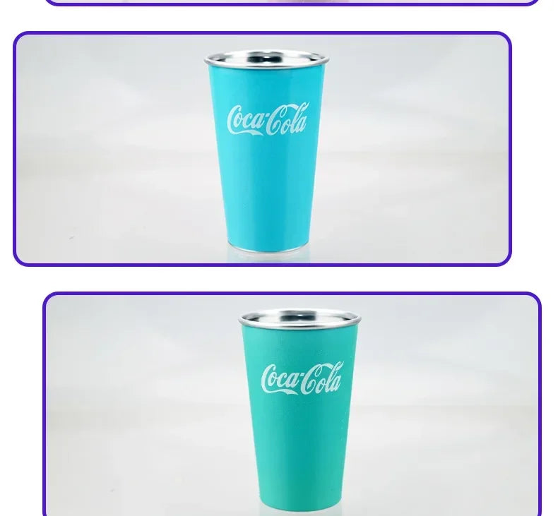 470Ml Portable Aluminum Color-changing Cup Cooling Color-changing Creative Water Cup Camping Cold Drink Gift