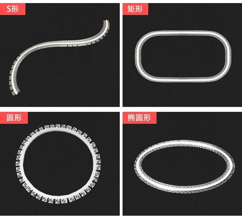 0.5/1M Bendable Led Aluminum Profile 20/30/40Mm Wide Flexible Led Channel Diffuser Curved Line Light Bar Aisle Ceiling Lighting