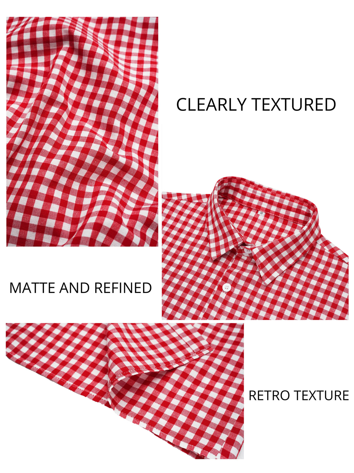 Men's Collegiate Style Plaid Casual Comfortable Short-Sleeve Shirt for Spring, Summer, and Autumn, Suitable for Everyday Casual