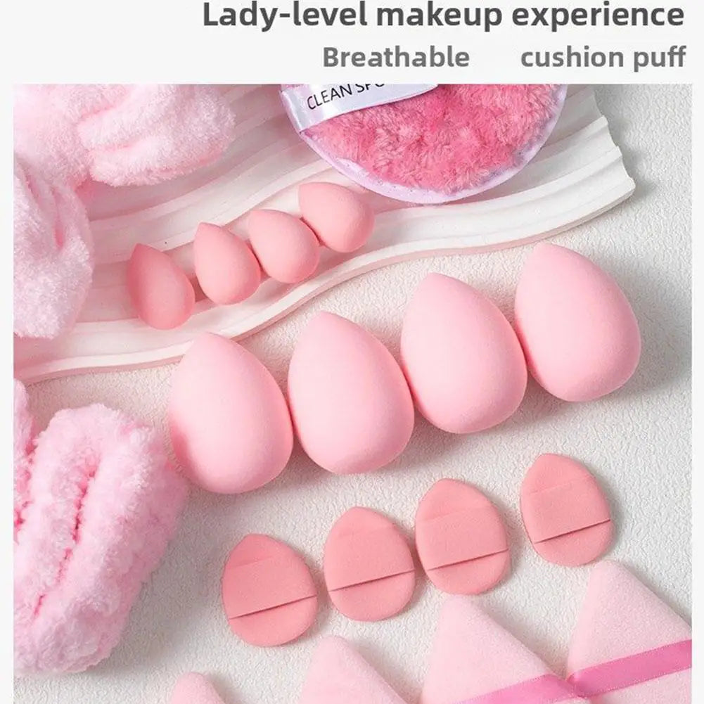 33Pcs Makeup Brushes Set Professional Soft Foundation Contour Blending Brushes with Spa Headband Wristband Makeup Tool for Women