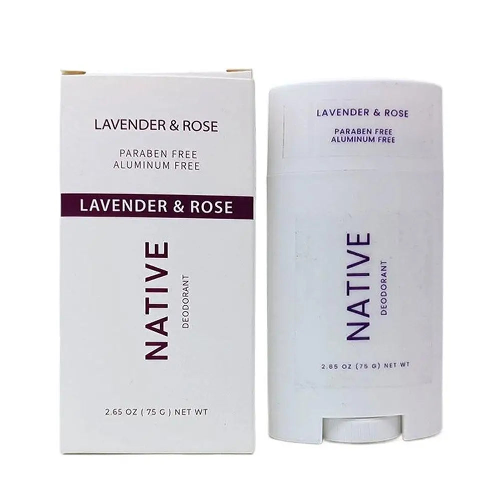 75g NATIVE Original Coconut Vanilla Deodorant Eucalyptus Mint Lavender Rose Sensitive Healthy Body Antiperspirant Cream Stick