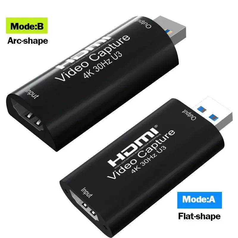 4K HDMI Video Capture Card MS2130 Real USB 3.0 1080P 60FPS Game Screen Record Capture Device for Streaming Video Conference Live
