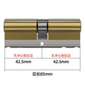 High Quality European Standard Cylinder Super C-level Anti-theft Door All Copper Lock Core, Household All Metal 8pcs Master Keys