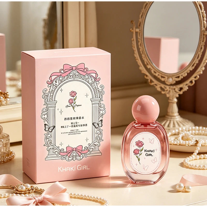 Fresh Rose Fragrance Eau De Toilette Long Lasting Romantic Scent Perfume Elegant Floral Aroma Women Gentle Fragrance Perfume