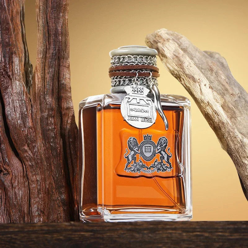 Russian Popular Sandalwood Men's Perfume,luxury Wild Captivating Leather And Cedarwood Notes Perfume,with Amber/musk/ebony Woody