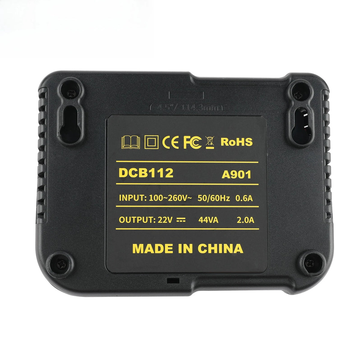 DCB112 Battery Charger For Dewalt 10.8V 12V 14.4V 18V 20V DCB206 DCB205 DCB204 DCB203 DCB120,DCB107 DCB115 DCB105(No battery)