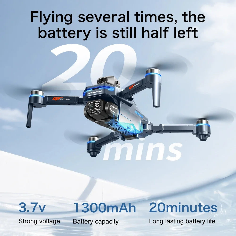 Original GT8 Drone GPS 8K Professional 4K HD Camera 5G Brushless Motor Aerial Photography Optical Flow with screen RC Quadcopter