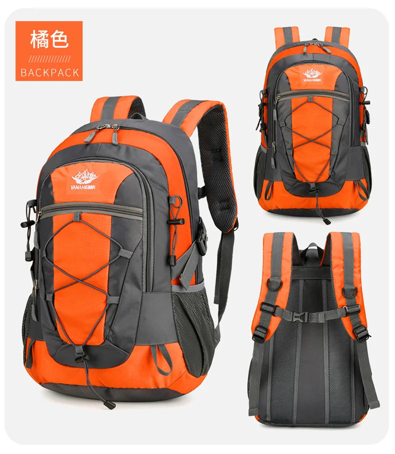 30L Lightweight Hiking Backpacks Waterproof Travel Shoulder Bags Outdoor Camping Cycling Fishing Climbing Backpack for Women Men
