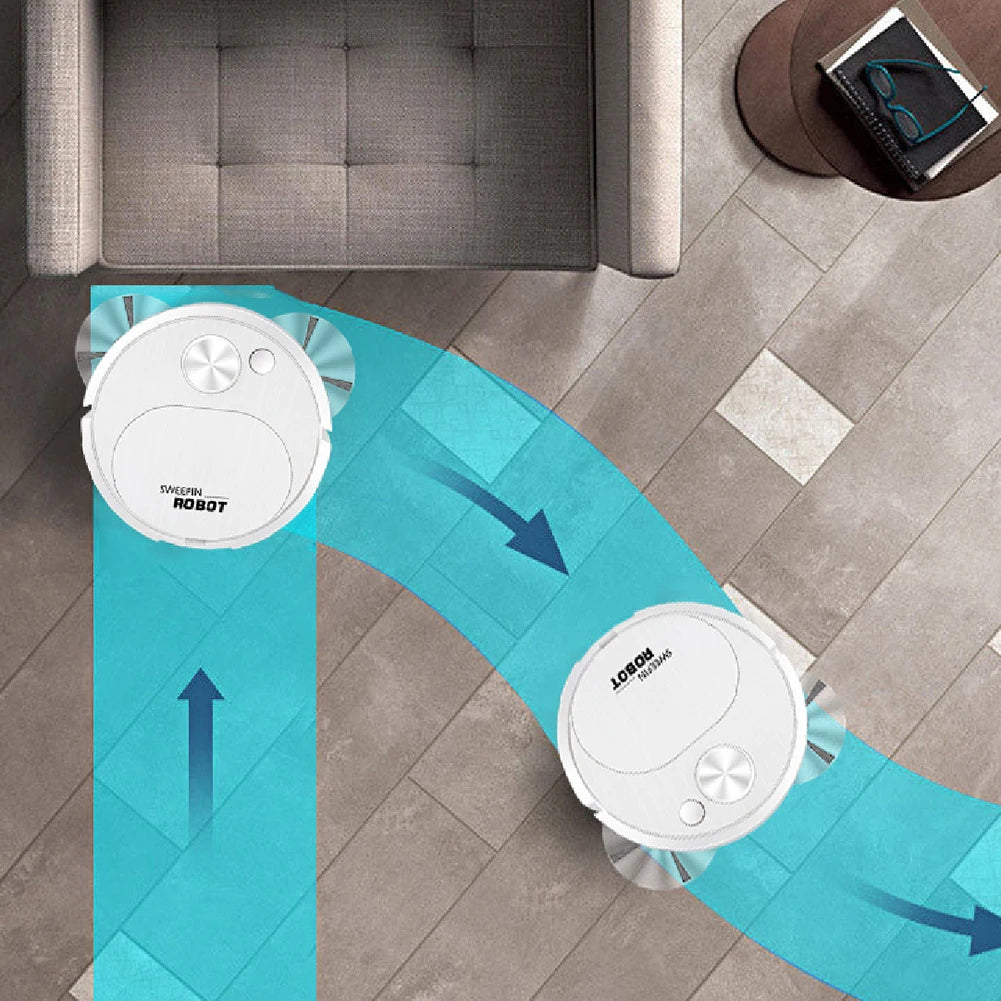 1 Pcs For Ultra Thin Robotic Vacuum With Mop Mopping Robot Hoovers For Pet Hair Cleaning Sweep Floor For Home Office