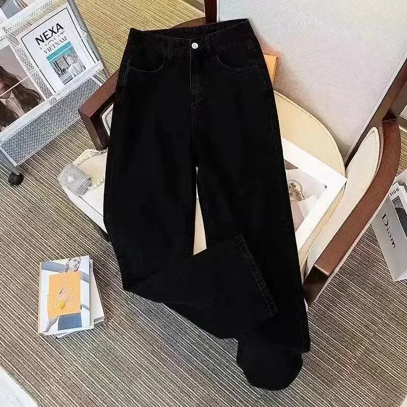 Hip Hop Complex Heavy Industry Workwear Jean Casual Denim Pants High Waist Straight Wide Leg Jeans Harajuku Y2k Men Women Jeans