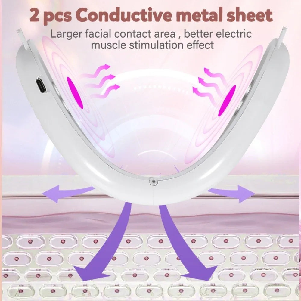 Electric V Face Lifting Machine Micro-current Tightening Facial Lifting Device Beauty Device Vibration Massager