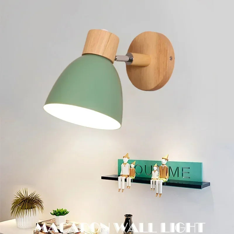 Modern Minimalism Design Iron Art Circular Adjustable Home Hotel Bedroom Wall Light LED Reading Light Balcony Living Room