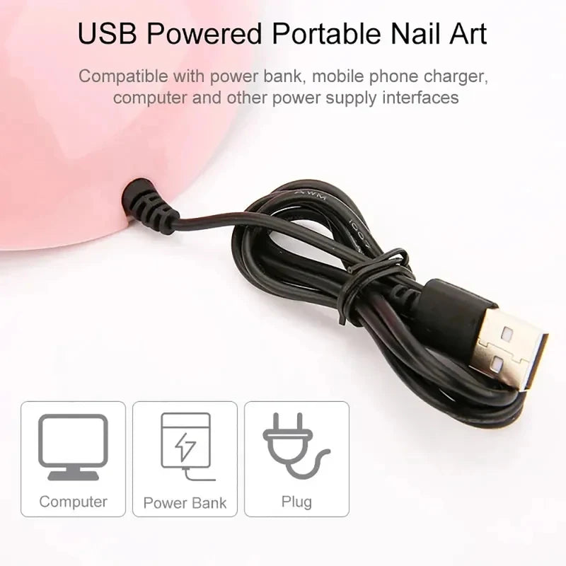 Intelligent Manicure Phototherapy Machine LED UV Light With 3 Timers Automatic Sensor LCD Display Professional Nail Art Tools