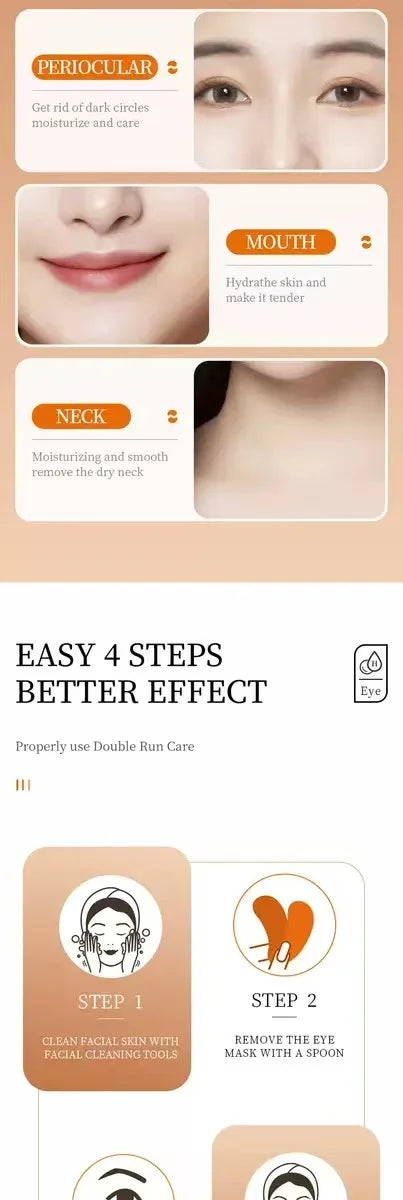60 pieces of SADOER multi combination collagen eye mask, anti dark circles, eye bags removal, moisturizing, firming, eye patch,