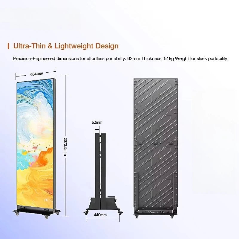 Indoor Portable Screen  Advertising Display Screen  Module