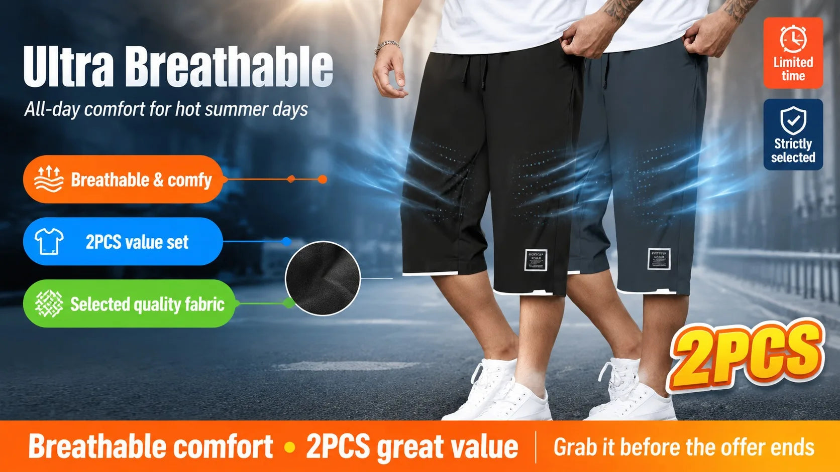 Breathable Plus Size Men's Casual Jogger Pants for Men Tracksuit Trousers Quick Dry Straight Elastic Waist Korean Classic Sport