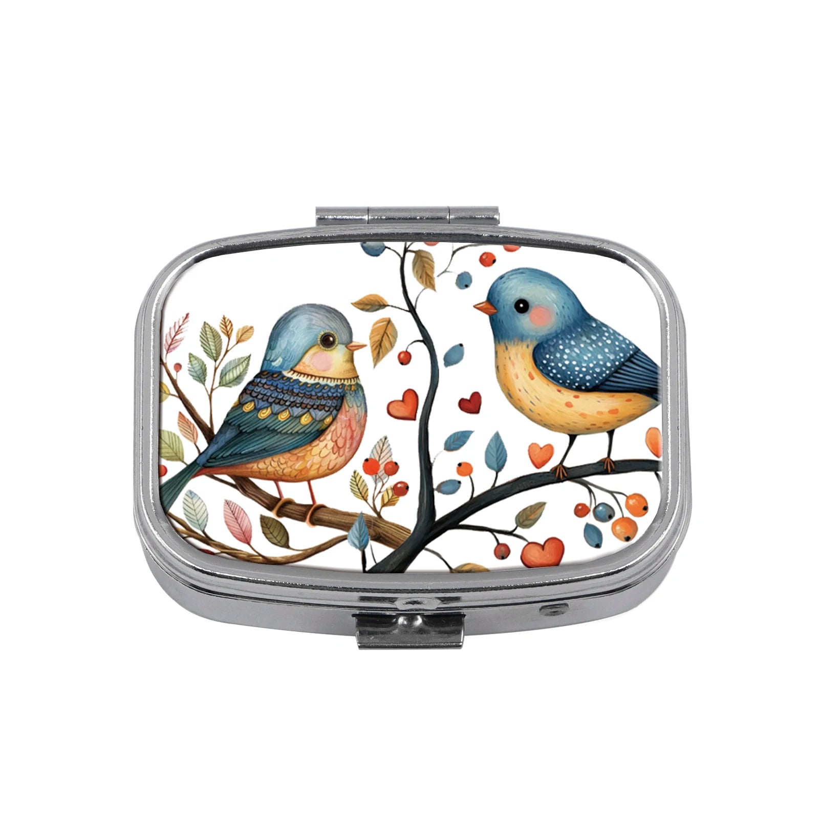 Animals Metal Medicine Box Bird Pill Packaging Health Products Butterfly Moisture Resistant Storage Case Personalized Casket