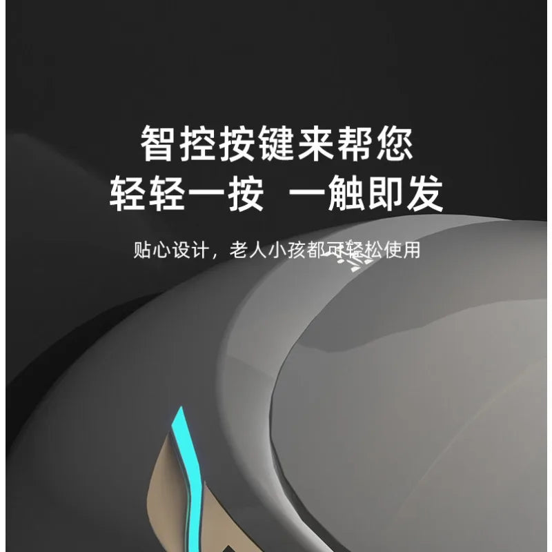 Egg-shaped smart toilet seat, fully automatic integrated household waterless pressure toilet, very practical