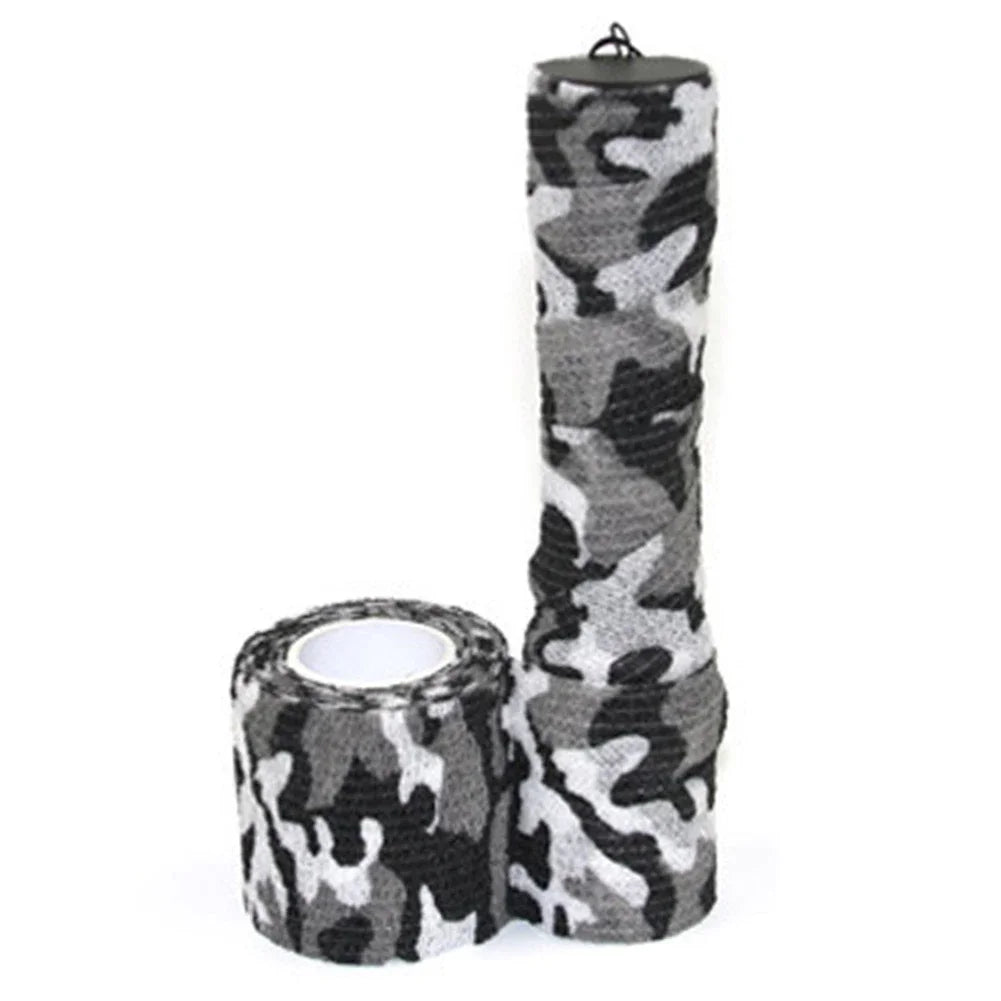 Elastic Wrap Tape  Adhesive Outdoor Hunting Camouflage Stealth Tape Waterproof Wrap Durable Self Adhesive Elastic Bandage