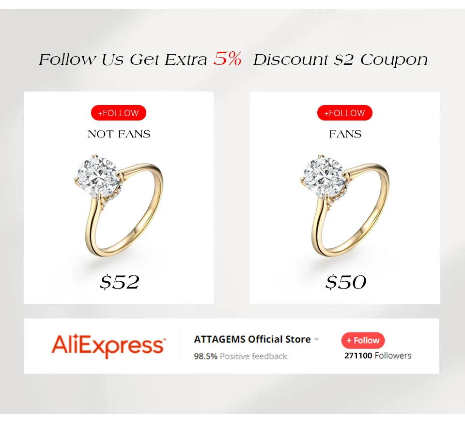 ATTAGEMS Original DVVS1 Moissanite Rings Rectangular Design forWomen 925 Sterling Silver White Gold Engagement Ring Fine Jewelry