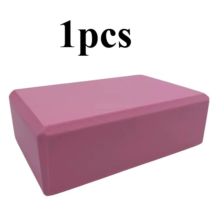 2/1PCS EVA Gym Blocks Foam Brick Training Exercise Fitness Equipment Dance Yoga Auxiliary Tool Stretching Body Shaping