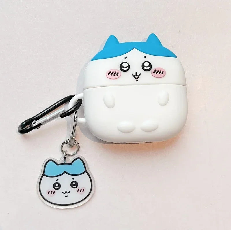 Cute Cartoon Anime Chiikawa Earphone Case For Airpods 5 1 2 3 4 Pro 2 3 Wireless Bluetooth Headset Protective Soft Slicone Cover