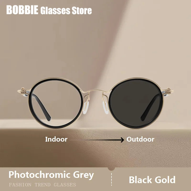 Polarized Sunglasses Men UV400 Protective Driving Spectacles Handmade Titanium Acetate Sun Glasses Photochromic Outdoor Eyewear