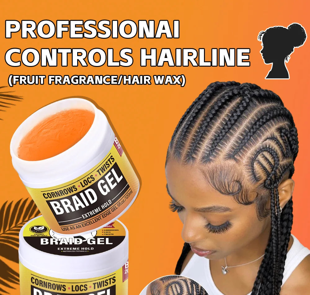 Hair Wax for Styling, Strong Hold, Moisturizing Light Scent, Retro Look, Hair Grooming Product
