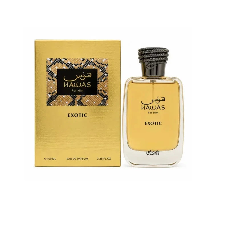 Rasasi Hawas for Him Men's Eau De Parfum – Middle Eastern Fragrance | Hawas Ice | Hawas Elixir Women's Perfume