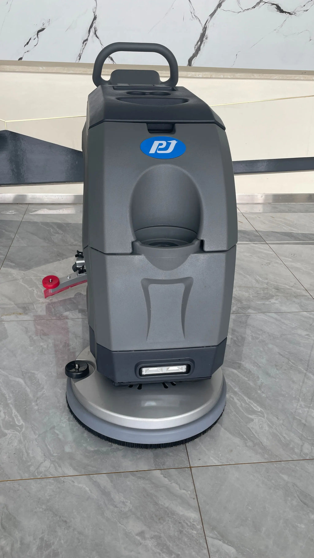 Battery Powered Floor Scrubber, Electric Walk Behind Washer for Tile and Concrete, Efficient Cleaning Machine