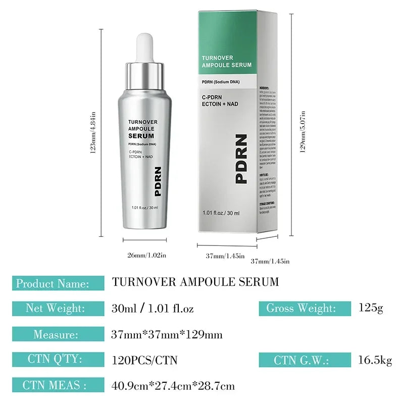 PDRN Skincare Set Ampoule Serum Cica Peptide Essence Deep Moisturizing Capsule Cream Repair Barriers Nourish The Skin Face Cream