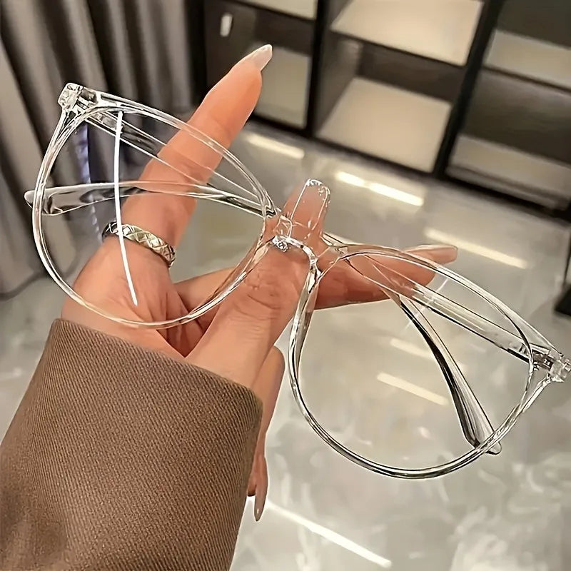 3PCS Large Round Glasses Are Simple Lightweight Durable and Suitable for Both Men and Women's Daily Fashion Accessories