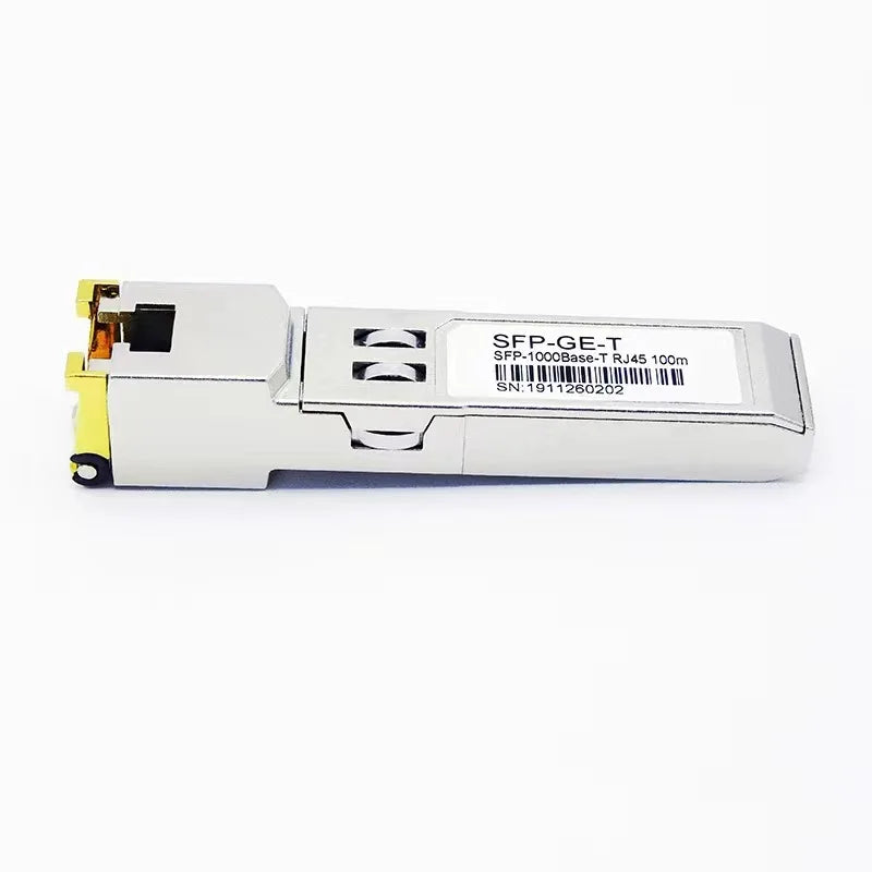 SFP Fiber Module Ethernet Port RJ45 module 1000BASE-T Switch connector Copper Compatible with Cisco/Mikrotik Gigabit Ethernet Sw