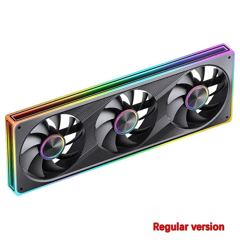 JONSBO ZE-120/240/360 120mm ARGB Case Fan, Infinity Mirror RGB, PWM Fan, MB Sync, Aluminum CD Pattern Hub Badge